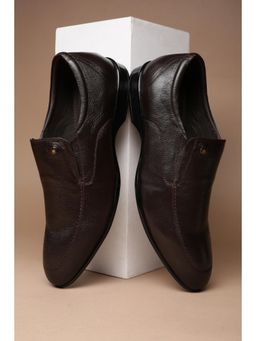 Louis Philippe - Men Brown Slip On Loafers