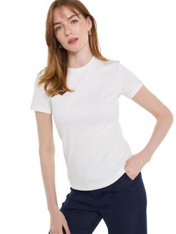 BCBG - Women White Solid T-Shirt
