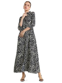BCBG - Women Black Printed Dress