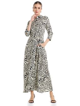 BCBG - Women White Printed Dress