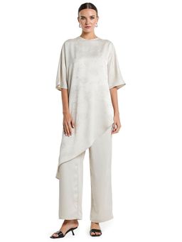 BCBG - Women Grey Floral Top