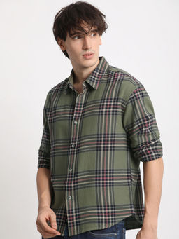The Bear House - Mens Multi-Colour Relaxed Fit Shacket