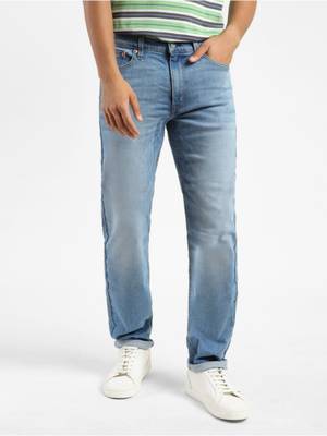 Buy Levi's Men Blue 513 Slim Straight Fit Jeans Online
