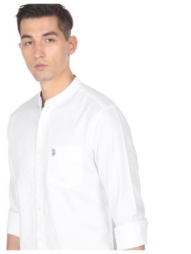white polo chinese collar