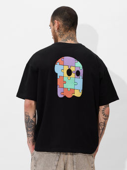The Souled Store - Pure Cotton Half Sleeves Round Neck Graphic T-Shirt