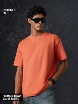 The Souled Store - Pure Cotton Half Sleeves Round Neck Solid T-Shirt