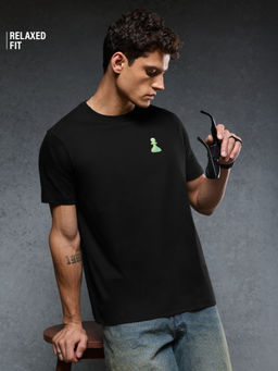 The Souled Store - Pure Cotton Half Sleeves Round Neck Graphic T-Shirt