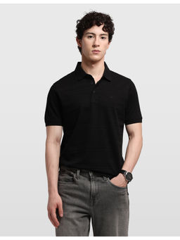 Arrow - Cotton Half Sleeves Collar Neck Stripes Polo T-Shirt