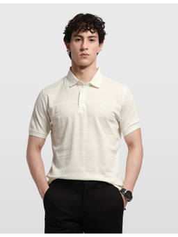 Arrow - Cotton Half Sleeves Collar Neck Stripes Polo T-Shirt