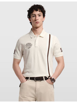 Arrow Sports - Cotton Half Sleeves Collar Neck Solid Polo T-Shirt
