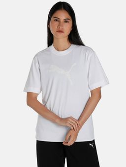 Puma - Her Womens White T-shirt