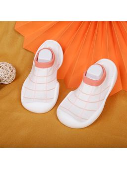Baby Moo - Slip-on Shoes Checked Peach
