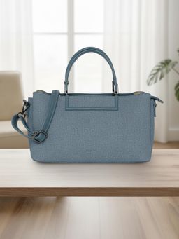 ESBEDA - Blue Solid Pu Handbag with Detachable Strap