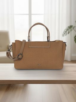 ESBEDA - Blue Solid Pu Handbag with Detachable Strap