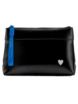 MIRAGGIO - Black Solid Pu Pouch
