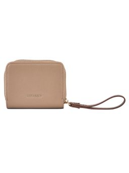 MIRAGGIO - Beige Solid Pu Wallet