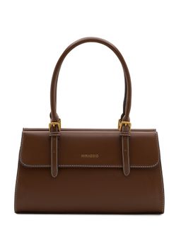 MIRAGGIO - Brown Solid Pu Handheld Bag