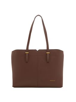 MIRAGGIO - Brown Solid Pu Handbag