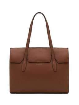 MIRAGGIO - Brown Solid Pu Laptop Bag