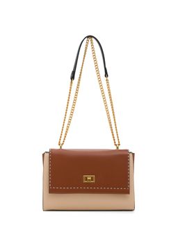 MIRAGGIO - Beige Solid Pu Sling Bag
