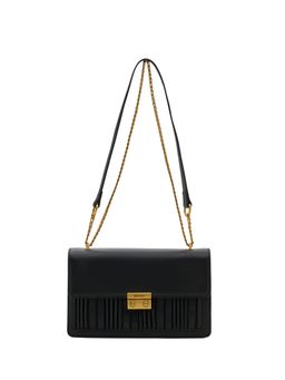 MIRAGGIO - Black Solid Pu Sling Bag