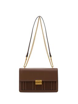 MIRAGGIO - Brown Solid Pu Sling Bag