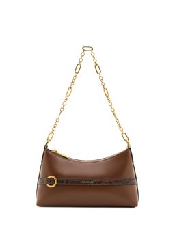 MIRAGGIO - Brown Solid Pu Handbag