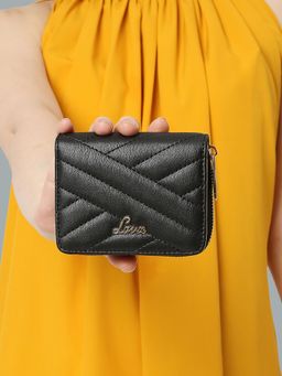 Lavie - Black Textured Synthetic Leather Wallet