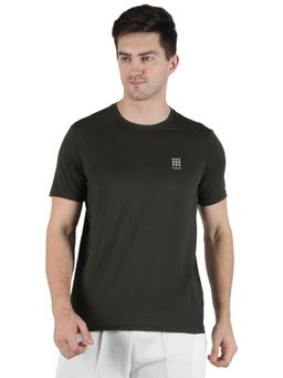 Rock.it - Men Black Round Neck Regular Fit Half Sleeve T-Shirt