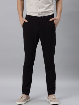 Rare Rabbit - Travel-2 Maroon Casual Trouser