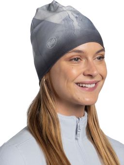 Buff - Unisex Grey Ecostretch Winter Hiking Trekking Biking Cycling Running Beanie (One Size)
