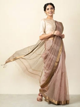 Fabindia - Cotton Silk Printed Sari
