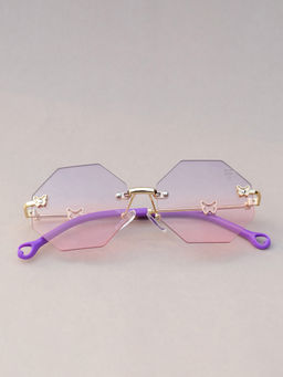 DukieKooky - Multi-Color Solid Uv Protection Rimless Plastic Sunglasses Dksg580A (M)