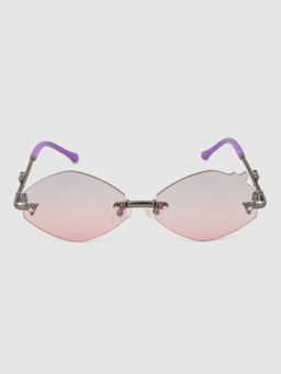 DukieKooky - Multi-Color Solid Uv Protection Full Rim Plastic Sunglasses Dksg587B (M)