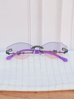 DukieKooky - Multi-Color Solid Uv Protection Full Rim Plastic Sunglasses Dksg588B (M)