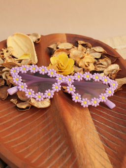 DukieKooky - Purple Solid Uv Protection Full Rim Plastic Sunglasses Dksg593B (M)