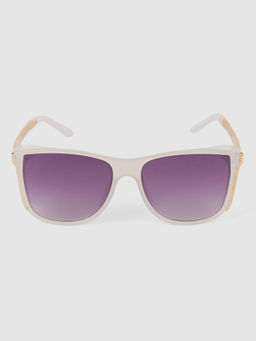 DukieKooky - Purple Solid Uv Protection Full Rim Plastic Sunglasses Dksg600F (M)