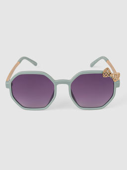 DukieKooky - Purple Solid Uv Protection Full Rim Plastic Sunglasses Dksg601E (M)