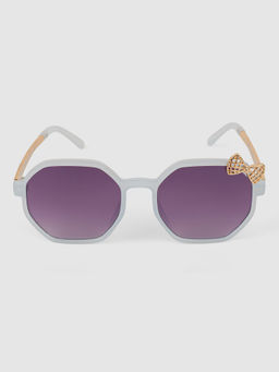 DukieKooky - Black Solid Uv Protection Full Rim Plastic Sunglasses Dksg601G (M)