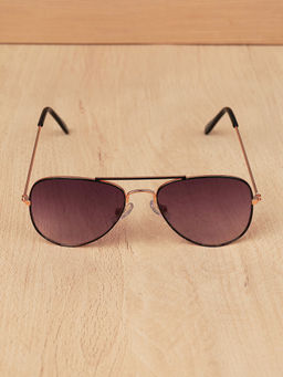 DukieKooky - Purple Solid Uv Protection Full Rim Plastic Sunglasses Dksg602J (M)