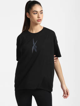 Reebok - Ts Graphic Tee Q4 Black Training T-shirt