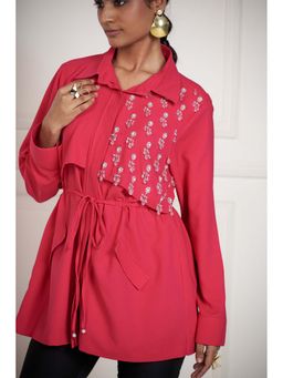 SAKSHI G CHAWLA - Pink Farey Shirt