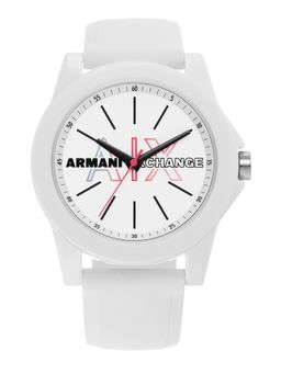 ARMANI EXCHANGE - White Strap Casual Watch Ax4372
