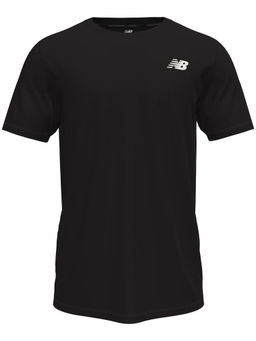 New Balance - Mens Black Round Neck T-Shirt
