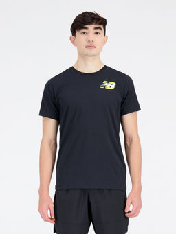 New Balance - Mens Bk - Hilit Round Neck T-Shirt
