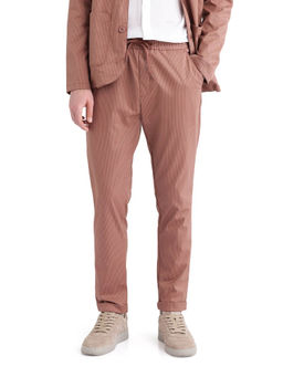 Rare Rabbit - Glew Rust Striped Regular Fit Trouser