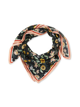 Soup by Sougat Paul - Black Color Printed Stole