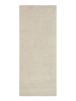 OBSESSIONS - Machine Made Solid Bedside Runner,Cream (2x5 Feet)