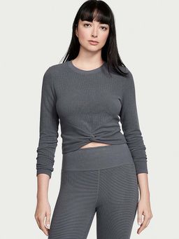 Victoria's Secret - Women Grey Viscose Rayon Top