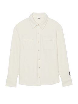 Victoria's Secret - Women Beige Cotton Blend Shacket